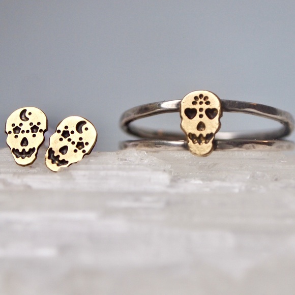 Sugar skull, stacking ring - Picture 2 of 12